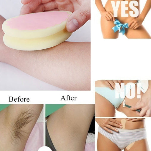 Painless Hair Removal Sponge Pad