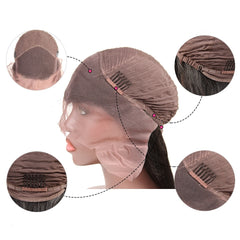 Deep Wave Lace Front  Brazilian Human Hair Wig