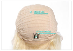 Body Wave 613 Honey Blonde Preplucked Brazilian Remy Human Hair Wig
