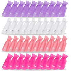 Nail Soak Off Cap Clips 10pcs