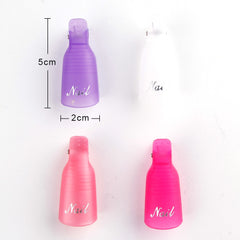 Nail Soak Off Cap Clips 10pcs