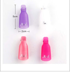 Nail Soak Off Cap Clips 10pcs