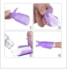 Nail Soak Off Cap Clips 10pcs