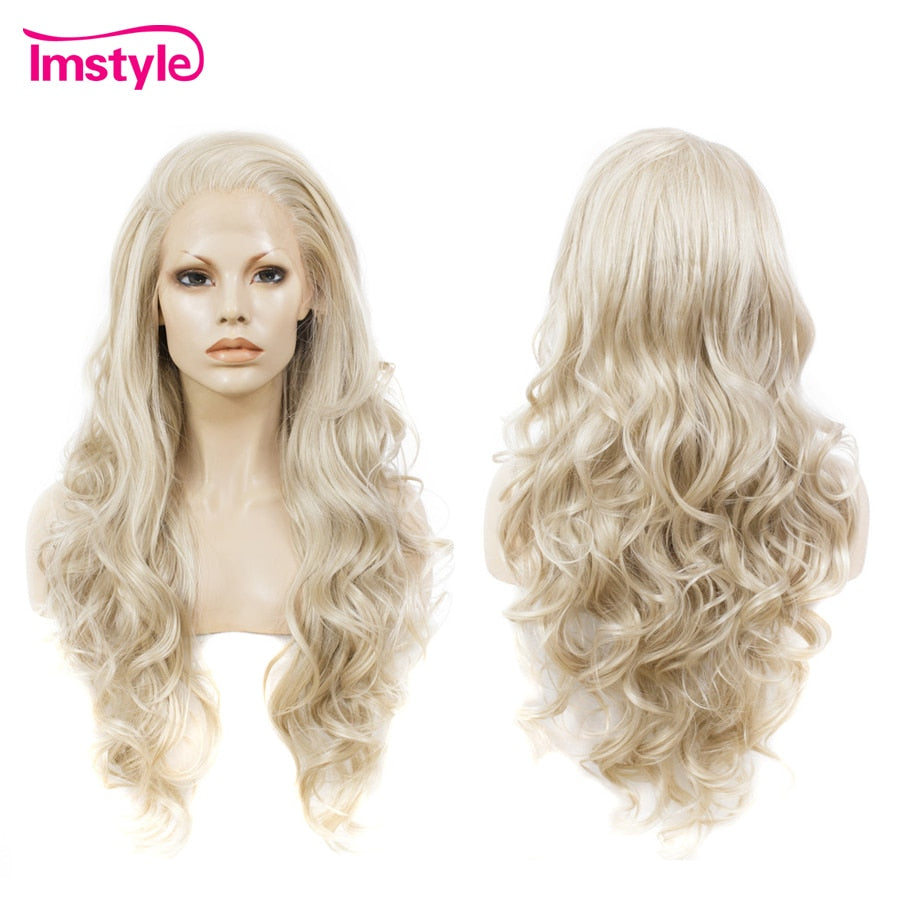 Long Wavy Ash Wigs
