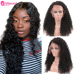 Deep Wave Lace Front  Brazilian Human Hair Wig