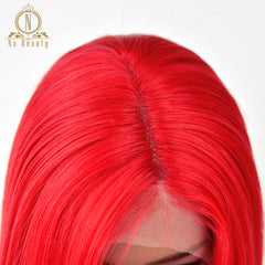 13x6 Transparent Human Hair Lace Frontal Brazilian Wig
