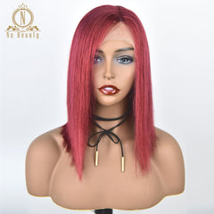 13x6 Transparent Human Hair Lace Frontal Brazilian Wig