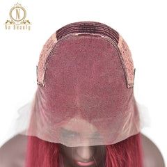 13x6 Transparent Human Hair Lace Frontal Brazilian Wig