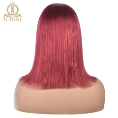 13x6 Transparent Human Hair Lace Frontal Brazilian Wig