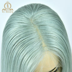 13x6 Transparent Human Hair Lace Frontal Brazilian Wig
