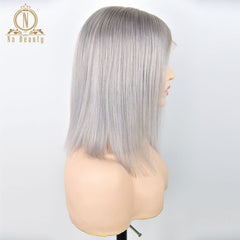 13x6 Transparent Human Hair Lace Frontal Brazilian Wig