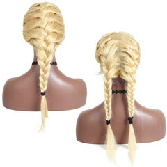 Lace Front Human Hair 613 Honey Blonde Wig