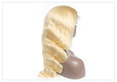 Body Wave 613 Honey Blonde Preplucked Brazilian Remy Human Hair Wig