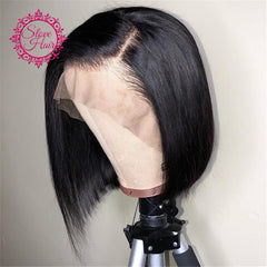 Brazilian Remy Human Hair Short Straight Bob 1B