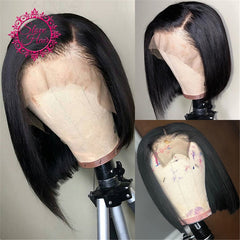 Brazilian Remy Human Hair Short Straight Bob 1B