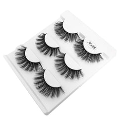 Black Terrier Fluffy Strip Eyelashes 3pc