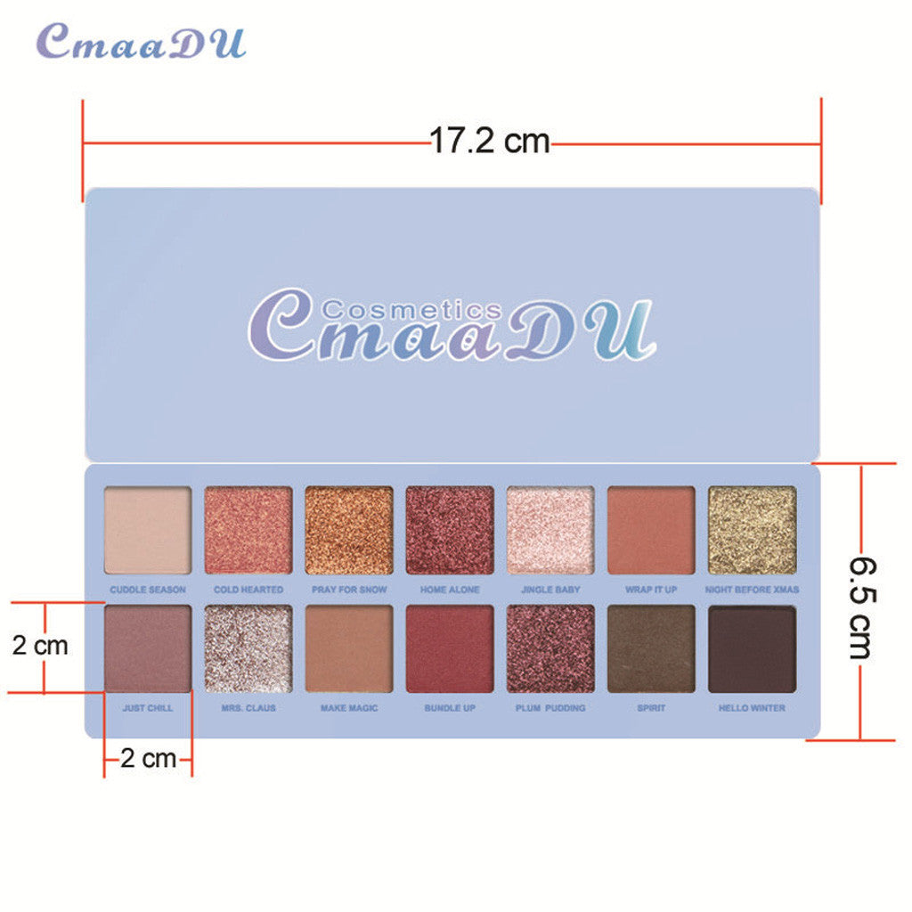 Silky Shine Waterproof Eyeshadow 14 Color