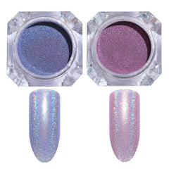 Holographic Nail Powder 2pcs