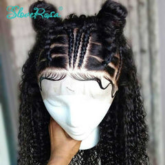 Curly Lace Front Malaysia Remy Human Hair Wig