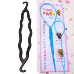 Women Hair Braid Clip Magic Styling Stick Bun Maker Tool Fashion Accessories