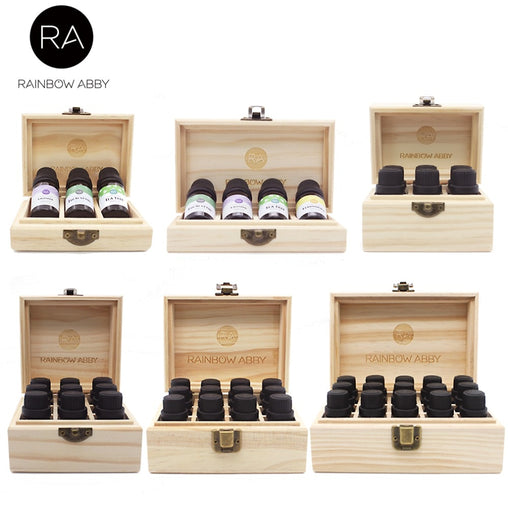 Pine Wooden Essential Oil Natural Boxes 5-15ml