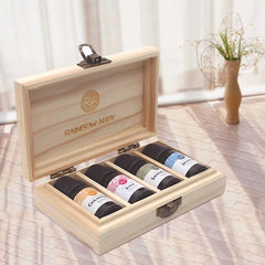 Pine Wooden Essential Oil Natural Boxes 5-15ml