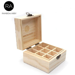 Pine Wooden Essential Oil Natural Boxes 5-15ml