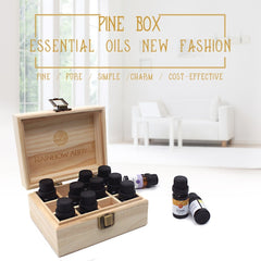 Pine Wooden Essential Oil Natural Boxes 5-15ml