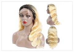 Body Wave 613 Honey Blonde Preplucked Brazilian Remy Human Hair Wig
