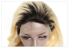 Body Wave 613 Honey Blonde Preplucked Brazilian Remy Human Hair Wig