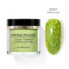 Holographic Dip Nail Powders