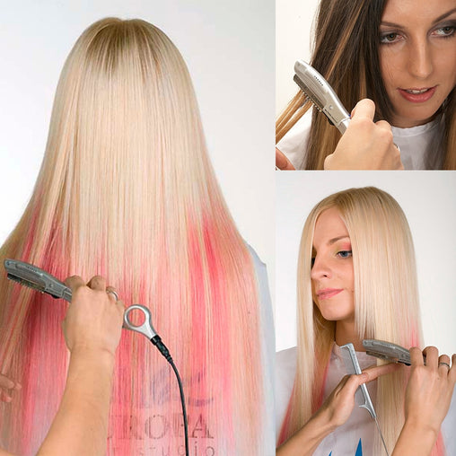 Ultrasonic Hot Vibrating Razor Comb For Hair Cut & Styling