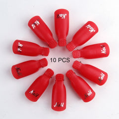 Nail Soak Off Cap Clips 10pcs