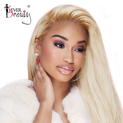 Lace Front Human Hair 613 Honey Blonde Wig