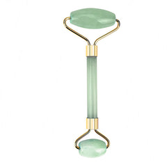 Natural Crystal Stone Face  Massager Rose & Jade Quartz