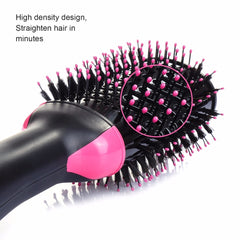 Hair Dryer Brush 2 In 1 Hair Straightener Curler Comb