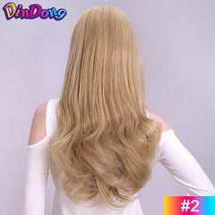 3/4 Half Wig Clip in Hair Extensions Premium Heat Resistant Synthetic Hair