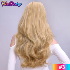 3/4 Half Wig Clip in Hair Extensions Premium Heat Resistant Synthetic Hair