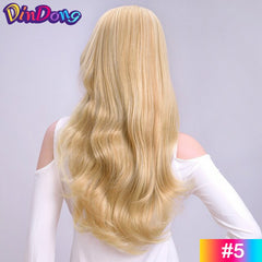 3/4 Half Wig Clip in Hair Extensions Premium Heat Resistant Synthetic Hair
