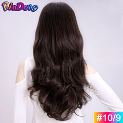 3/4 Half Wig Clip in Hair Extensions Premium Heat Resistant Synthetic Hair