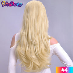 3/4 Half Wig Clip in Hair Extensions Premium Heat Resistant Synthetic Hair