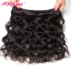 Body Wave Bundles With Closure Brazilian Hair