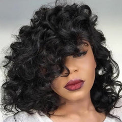 Loose Wave Curly Human Hair Lace Front Wigs Wavy 13x6 Deep Part