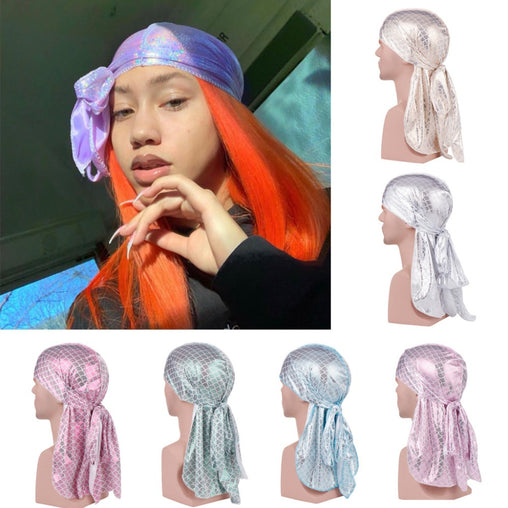 Long Silk  Breathable Doo Durag