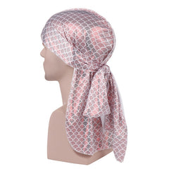 Long Silk  Breathable Doo Durag