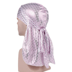 Long Silk  Breathable Doo Durag