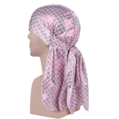 Long Silk  Breathable Doo Durag