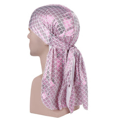 Long Silk  Breathable Doo Durag