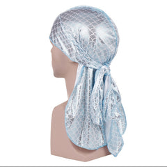 Long Silk  Breathable Doo Durag
