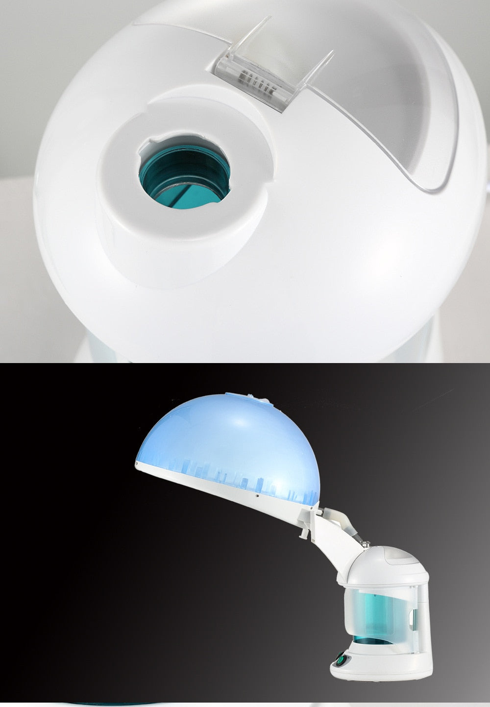 2 in 1 Hair and Facial Steamer with Bonnet